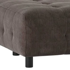 Cord Modulsofa Eckteil in Graubraun - Vita