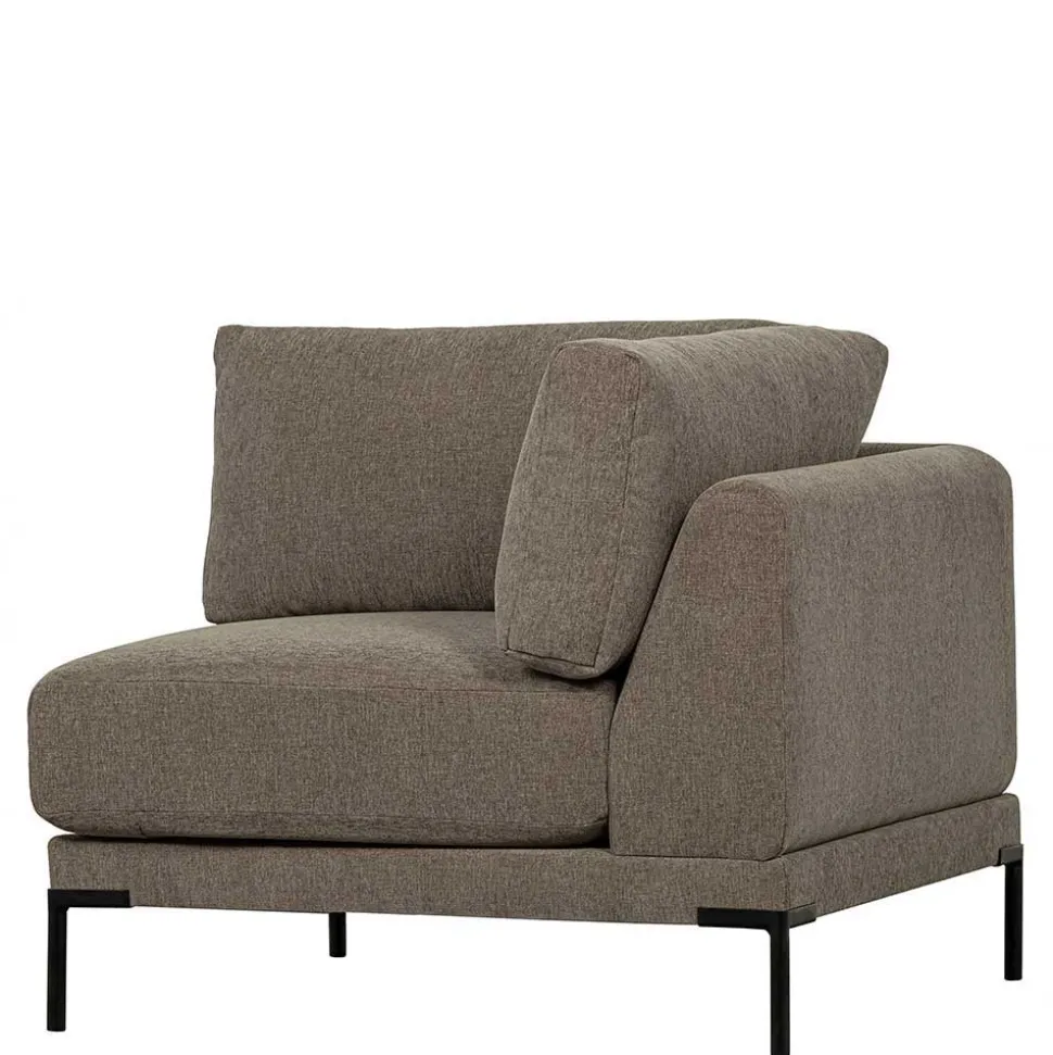 Couch aus Modulen in Taupe Stoff - Birte