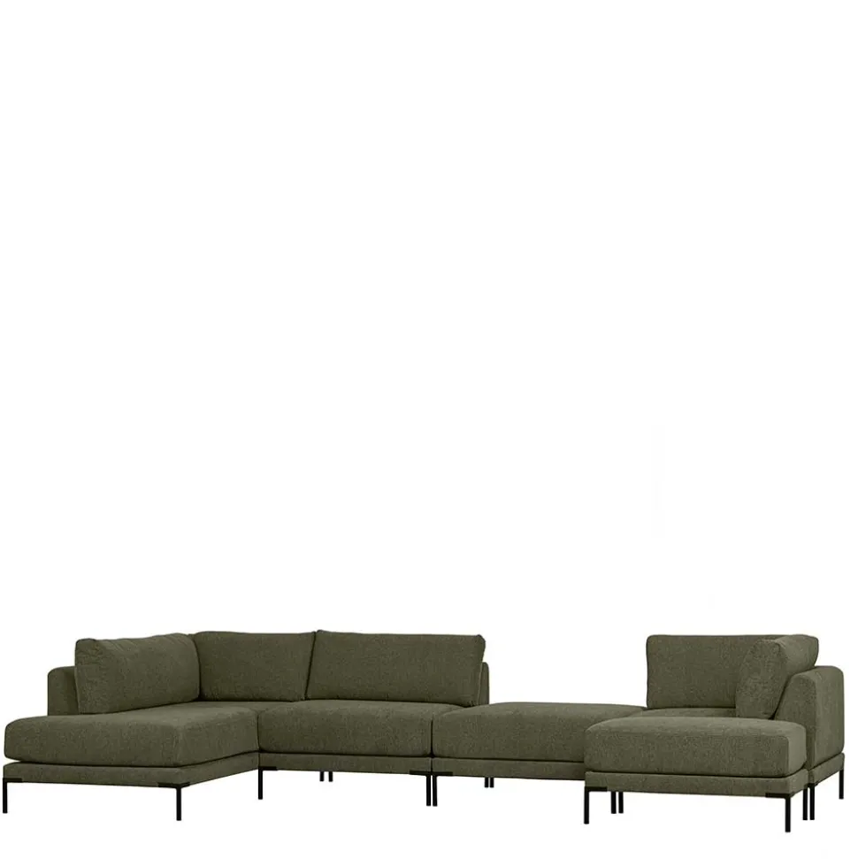 Couch Lounge Modul in Dunkelgrün - Arraggo