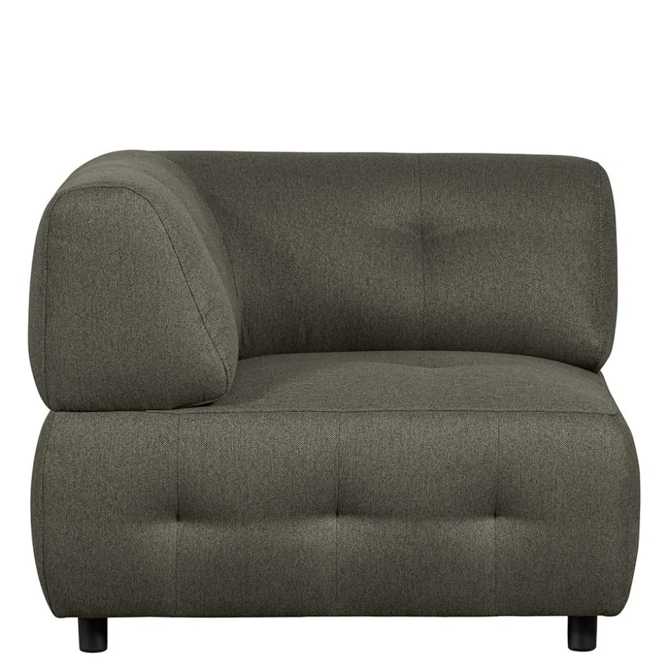 Couchmodul Ecke in Blassgrün Stoff - Niridena