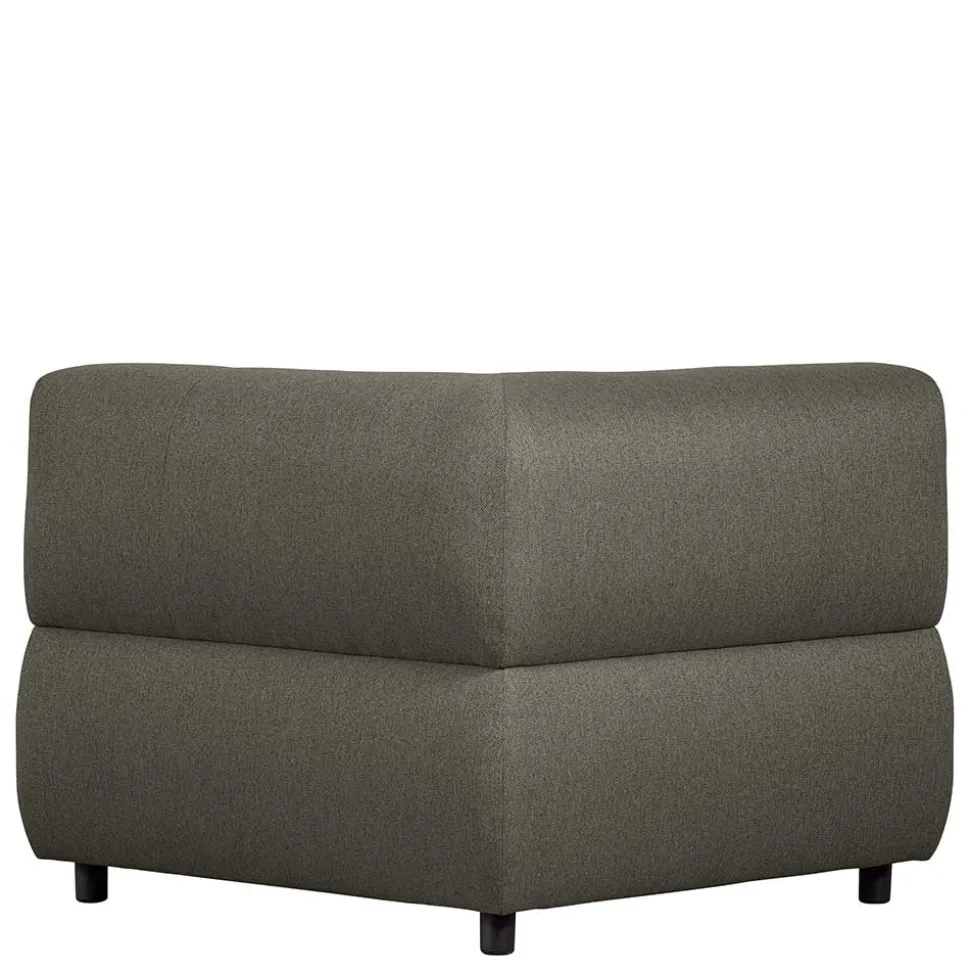 Couchmodul Ecke in Blassgrün Stoff - Niridena