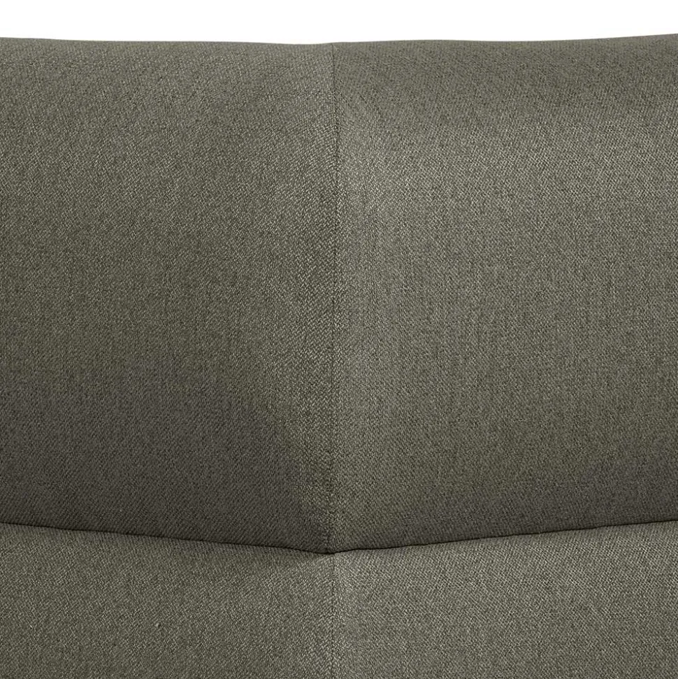 Couchmodul Ecke in Blassgrün Stoff - Niridena