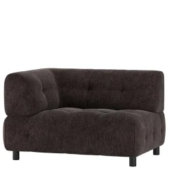 Couchmodul Ecke links in Graubraun - Sundini