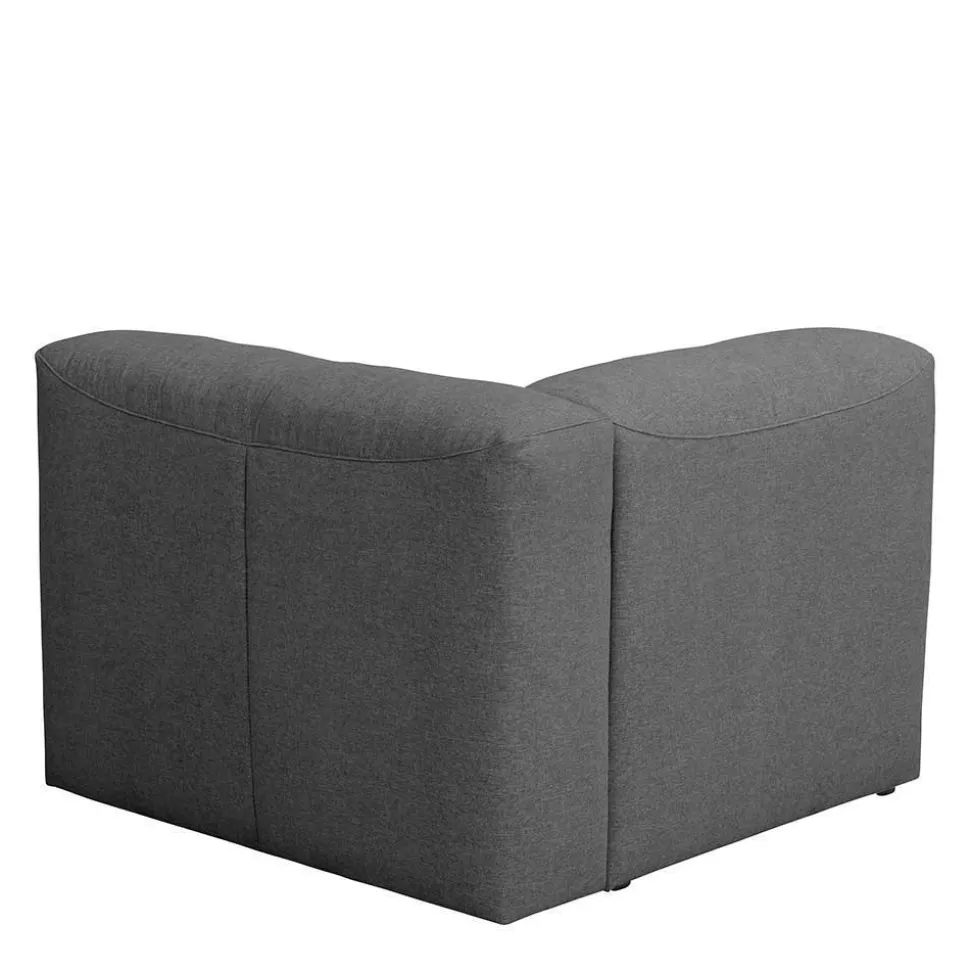 Couchmodul Kombination in Anthrazit - Telrama (fünfteilig)