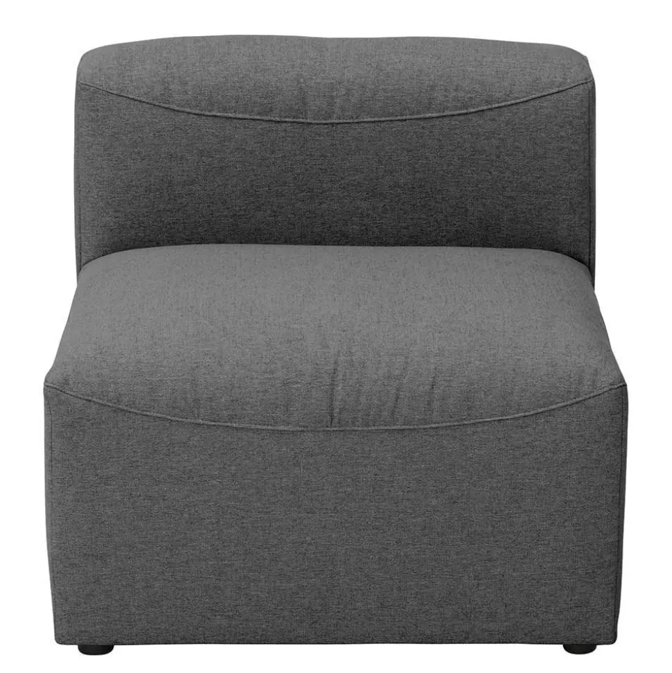 Couchmodul Kombination in Anthrazit - Telrama (fünfteilig)