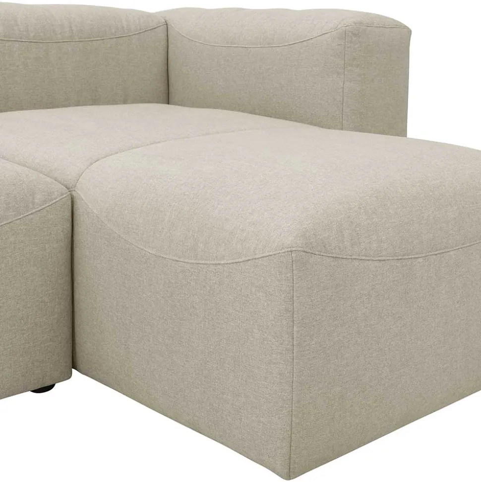 Couchmodule Kombi in Cremeweiß - Tembreno (dreiteilig)