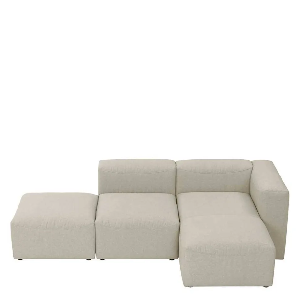 Couchmodule Kombi in Cremeweiß - Tembreno (dreiteilig)