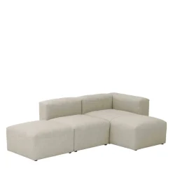 Couchmodule Kombi in Cremeweiß - Tembreno (dreiteilig)