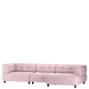 Couchmodule Set in Mauve Stoffbezug - Grove (dreiteilig)