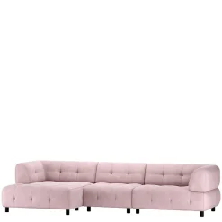 Couchmodule Set in Mauve Stoffbezug - Grove (dreiteilig)