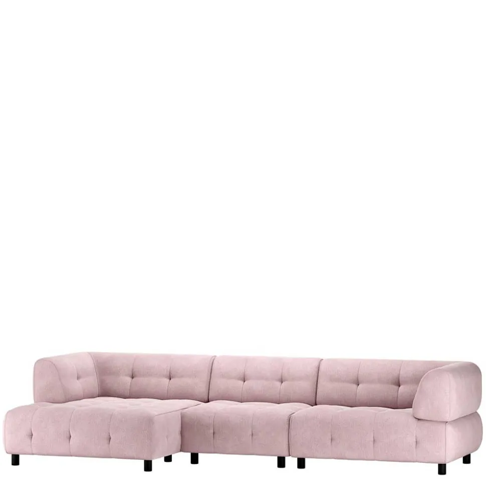 Couchmodule Set in Mauve Stoffbezug - Grove (dreiteilig)