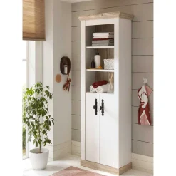 Country Style Badschrank 200 cm hoch - Doules