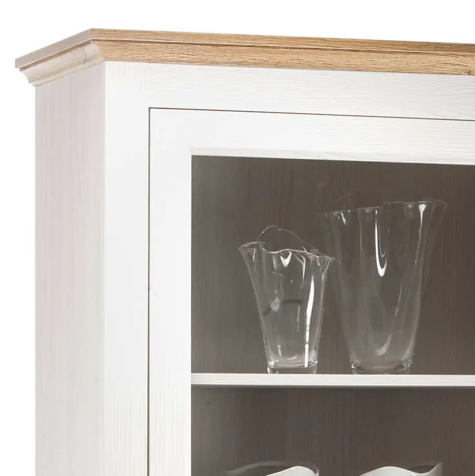 Country Style Vitrinenschrank 76x205x40 cm - Mascus