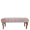 Design Bank in Pink Samt - Saluds