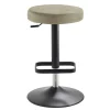 Design Barhocker in Taupe & Schwarz - Greogia
