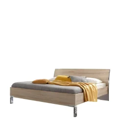 Design Bett Agosta in Eiche Sägerau
