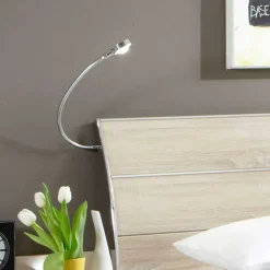 Design Bett Agosta in Eiche Sägerau