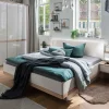 Design Bettgestell inklusive Kopfteil Lampen LED - Crascanu