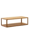 Design Couchtisch in Eiche teilmassiv - Mercana