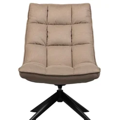 Design Drehsessel in Beige Stoff - Novo