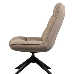 Design Drehsessel in Beige Stoff - Novo