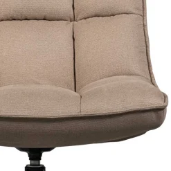 Design Drehsessel in Beige Stoff - Novo