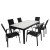 Design Essgruppe für den Garten - Marino (siebenteilig)