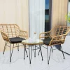 Design Garten Sitzgruppe für Zwei - Kolage (dreiteilig)