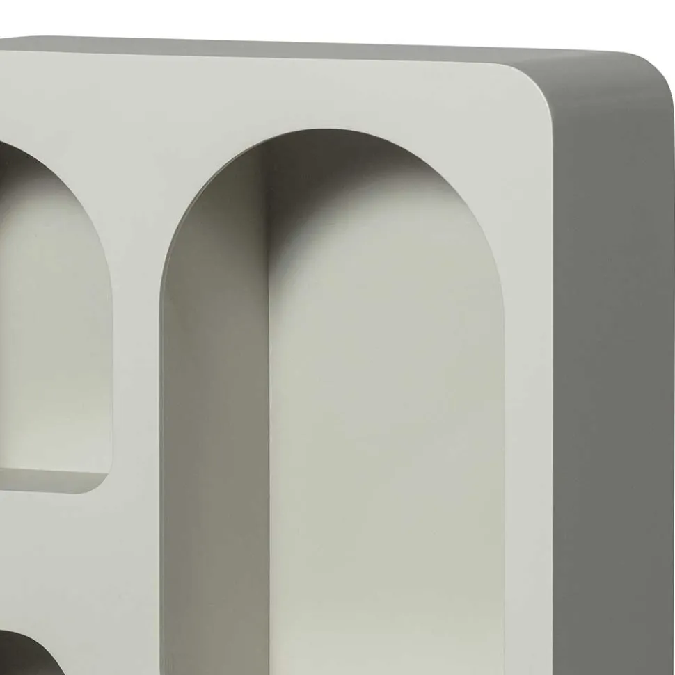 Design Hängeregal in Hellgrau - Martinus