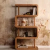 Design Holzregal aus Akazie Massivholz - Selrito