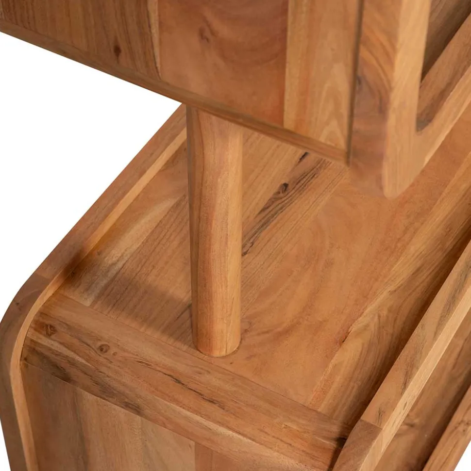 Design Holzregal aus Akazie Massivholz - Selrito