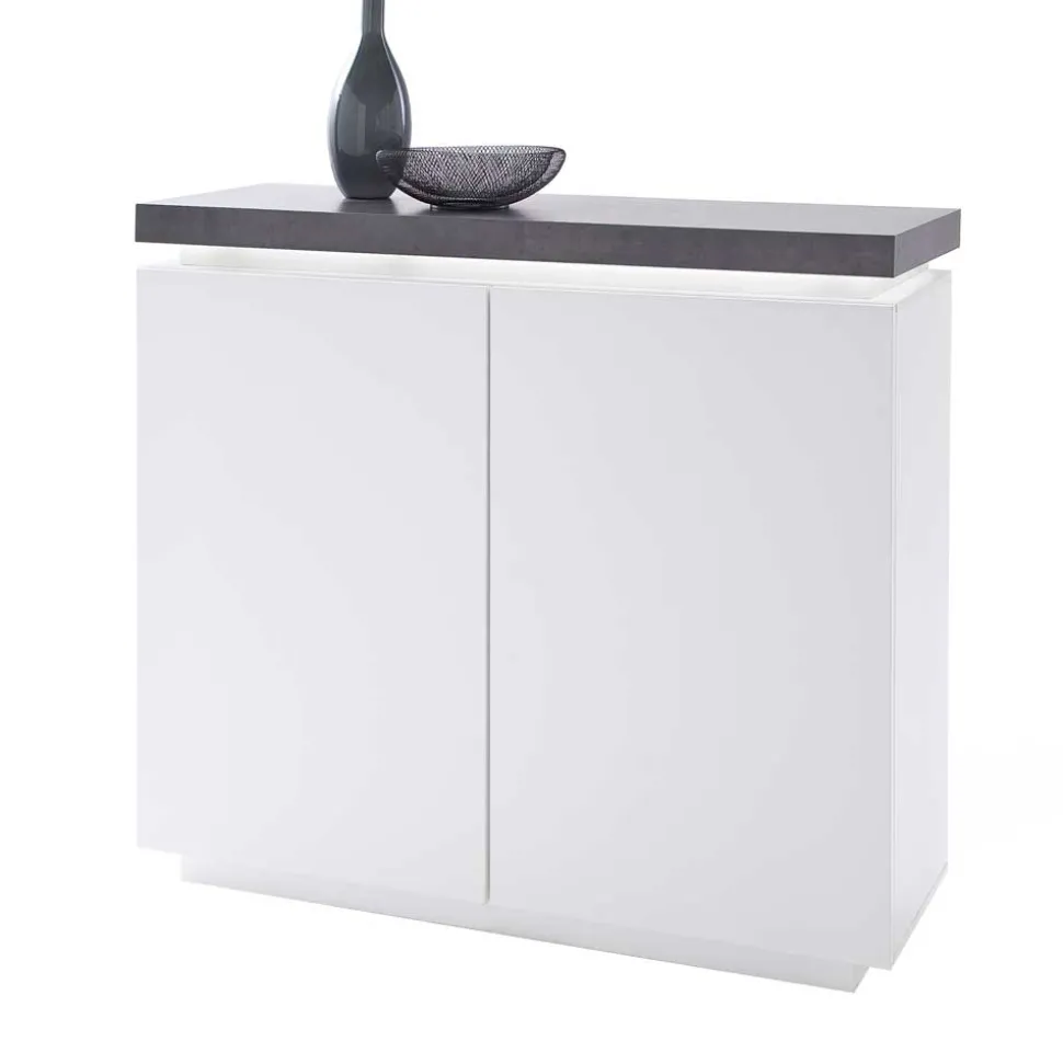 Design Kommode Rebelvo mit dimmbarer LED Beleuchtung