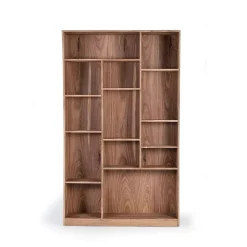 Design Massivholz Bücherregal aus Akazie - Oxeda