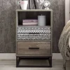 Design Nachtkommode mit 62 cm Höhe - Drondo