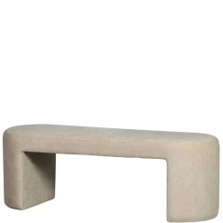 Design Polsterbank in Beige Chenille - Settings