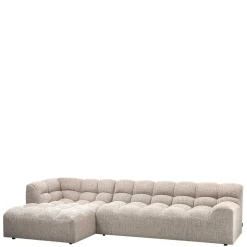 Design Polsterecke in Beigegrau meliert - Biatrore