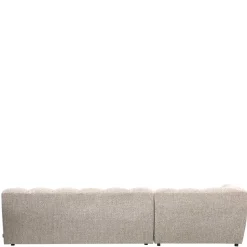 Design Polsterecke in Beigegrau meliert - Biatrore