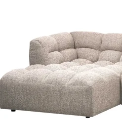 Design Polsterecke in Beigegrau meliert - Biatrore