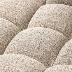 Design Polsterecke in Beigegrau meliert - Biatrore