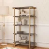 Design Regal in Grau und Messing - Woman