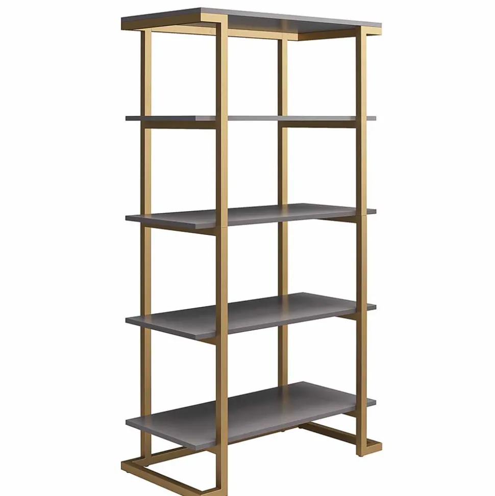 Design Regal in Grau und Messing - Woman