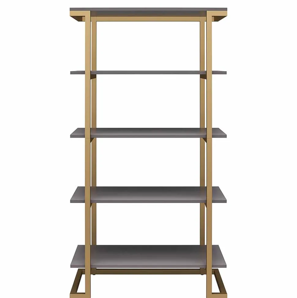 Design Regal in Grau und Messing - Woman