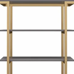 Design Regal in Grau und Messing - Woman