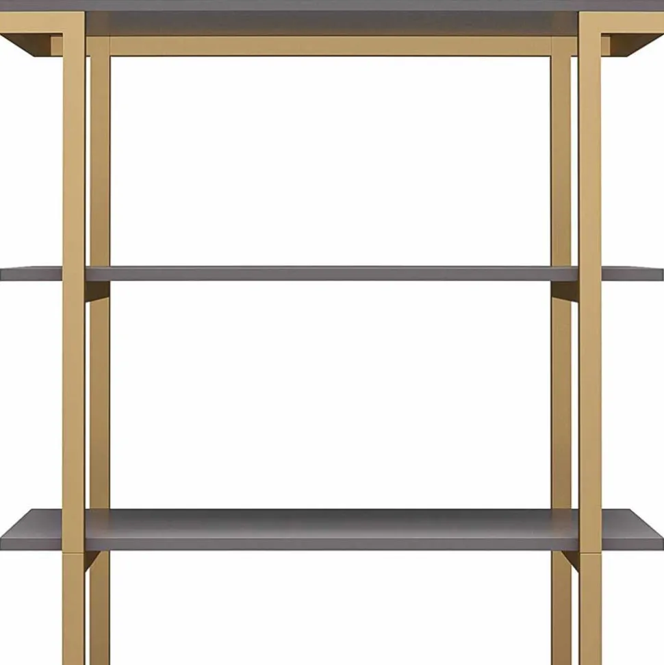 Design Regal in Grau und Messing - Woman