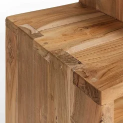 Design Regal Vilarila aus Recyclingholz Teak
