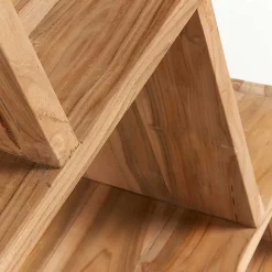 Design Regal Vilarila aus Recyclingholz Teak