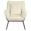 Design Sessel in Beige & Schwarz - Culagan