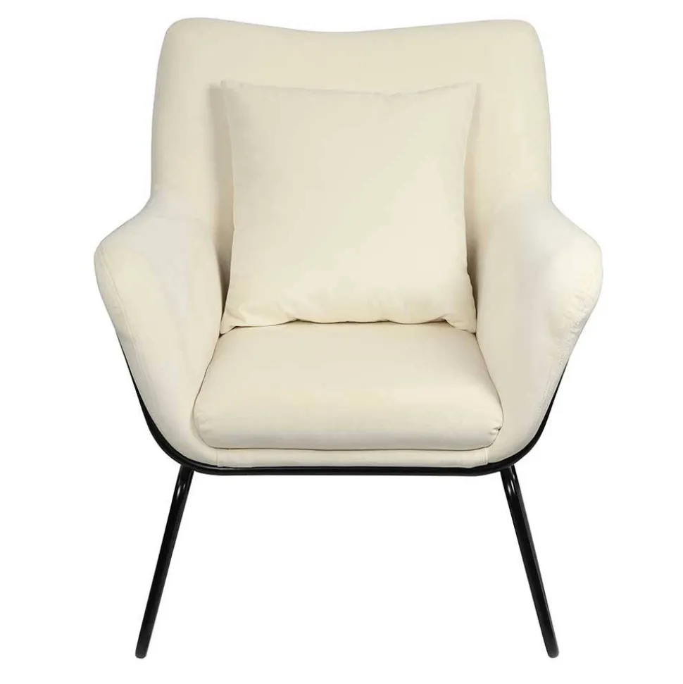 Design Sessel in Beige & Schwarz - Culagan