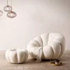 Design Sessel mit Hocker Set - Zyrano (zweiteilig)