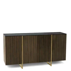 Design Sideboard mit Ebenholz Furnier - Estaguma
